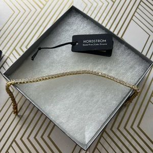 Nordstrom Gold Tennis Bracelet